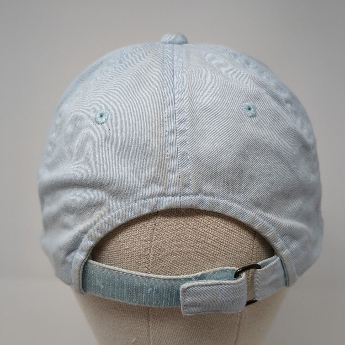 Gap Spell Out Strapback Hat Blue Large/XL Solid Embroidered Adjustable