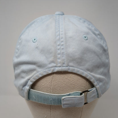 Gap Spell Out Strapback Hat Blue Large/XL Solid Embroidered Adjustable