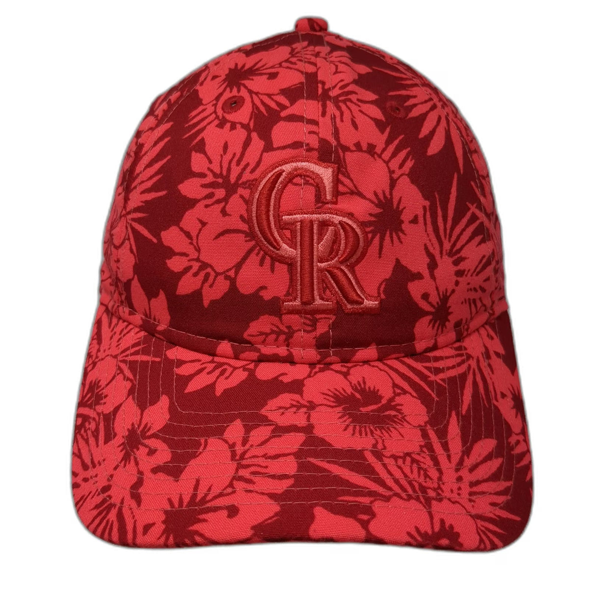 Colorado Rockies MLB New Era Snapback Red One Size Floral Hibiscus 9TWENTY Hat
