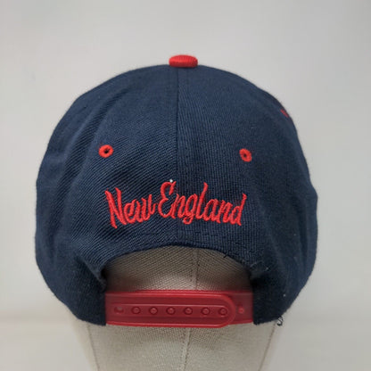 New England Snapback Hat Multicolor One Size Adjustable Embroidered 6 Panel