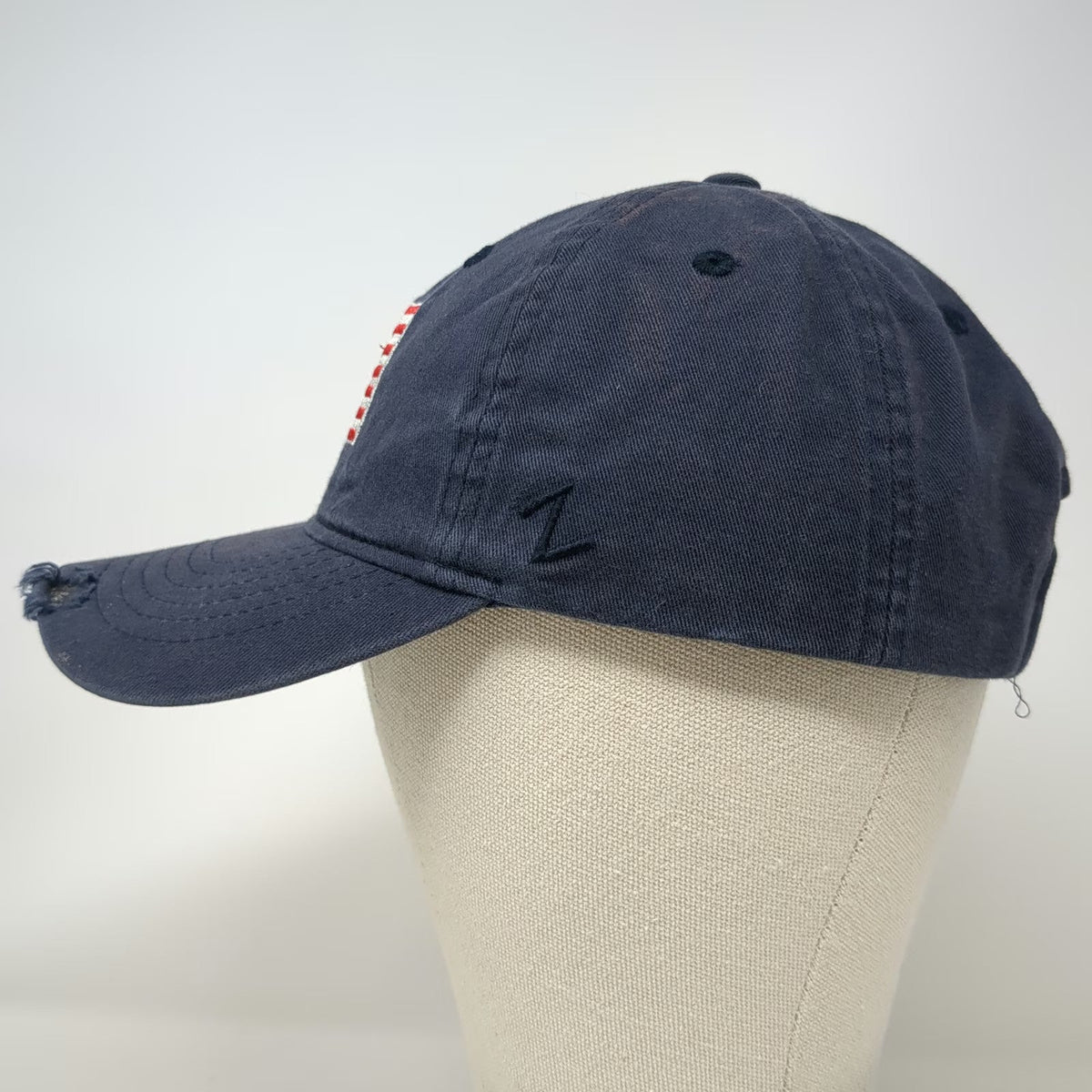 Zephyr Utah State University US Flag Blue One Size Baseball Cap Hat Adjustable