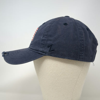 Zephyr Utah State University US Flag Blue One Size Baseball Cap Hat Adjustable