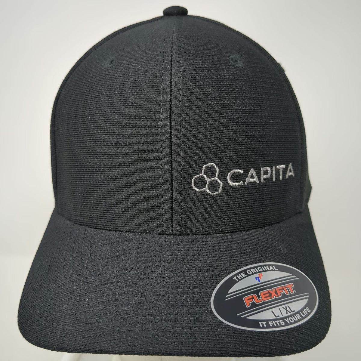 TravisMathew Baseball Cap Black XL Flexfit Capita Logo Signature Golf Sport Hat