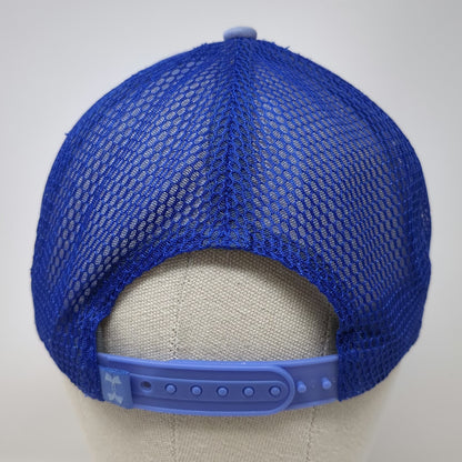 Under Armour Trucker Hat Blue One Size Field Tested Patch Mesh Back Snapback