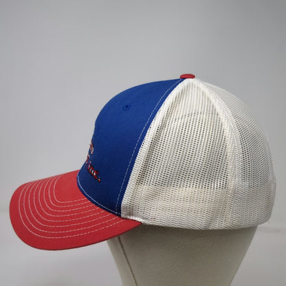 Richardson Trucker Hat Blue One Size Ray Poland Sons Construction Snapback