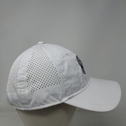 Valencia Trails Racquet Club Strapback Hat White OSFM Laser Cut New Era