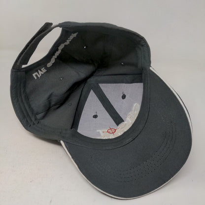 Shoot Point Blank Men's Strapback Hat Gray Embroidered Logo Firearms