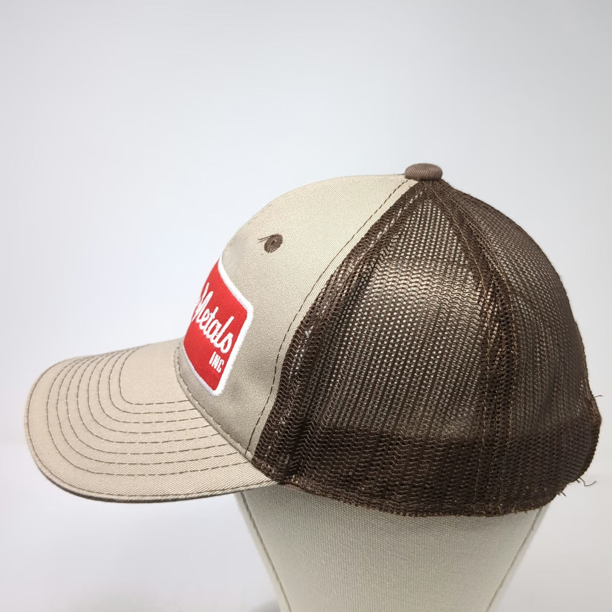 Outdoor Cap Rhino Metals Inc Brown Baseball Cap One Size Mesh Back Strapback hat