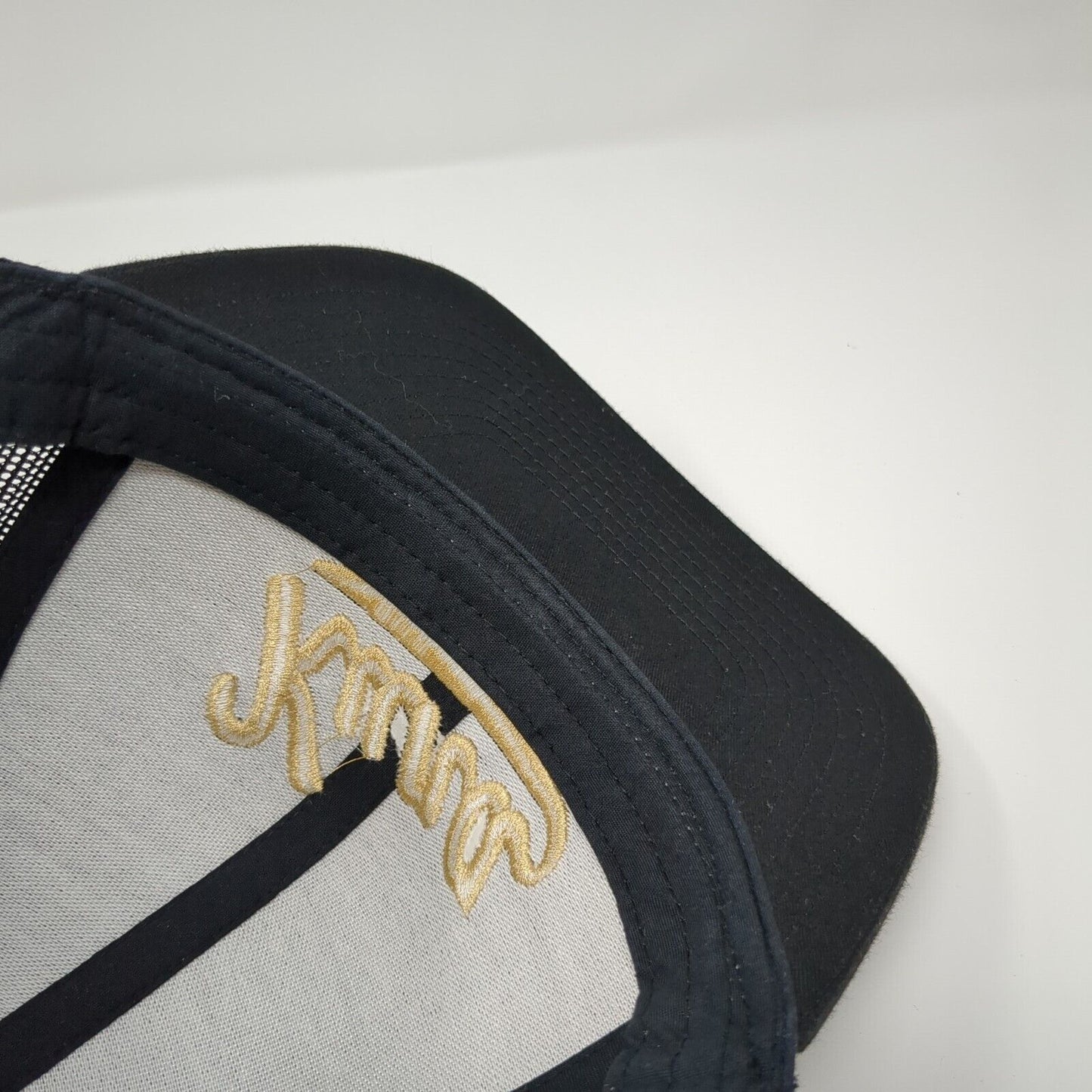 Kuna Snapback Mesh Back Trucker Hat Black One Size Pacific Headwear