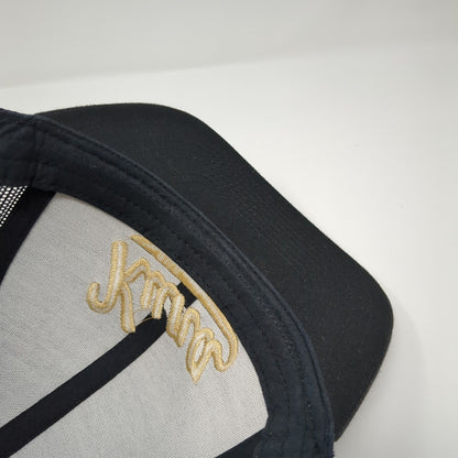 Kuna Snapback Mesh Back Trucker Hat Black One Size Pacific Headwear