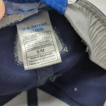 Dallas Cowboys NFL Reebok Cap Blue M Contrast Stitching Stripes Star Logo Hat
