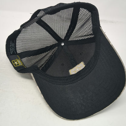 Bioworld Trucker Hat Gray Black One Size Digital Camo U.S. Army Snapback hat