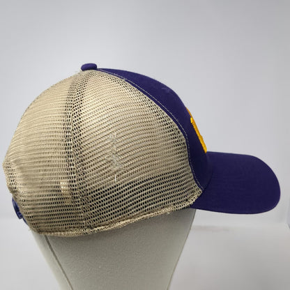 LSU Tigers NCAA '47 Trucker Hat Purple Yellow Beige One Size Mesh Snapback Logo