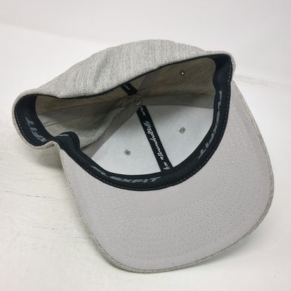 Branded Bills Baseball Cap Gray M Idaho Milk Products Patch Flexfit Fitted Hat