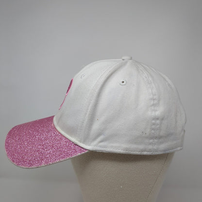 Disney Minnie Mouse Strapback Baseball Cap Multicolor One Size Glitter 6 Panel