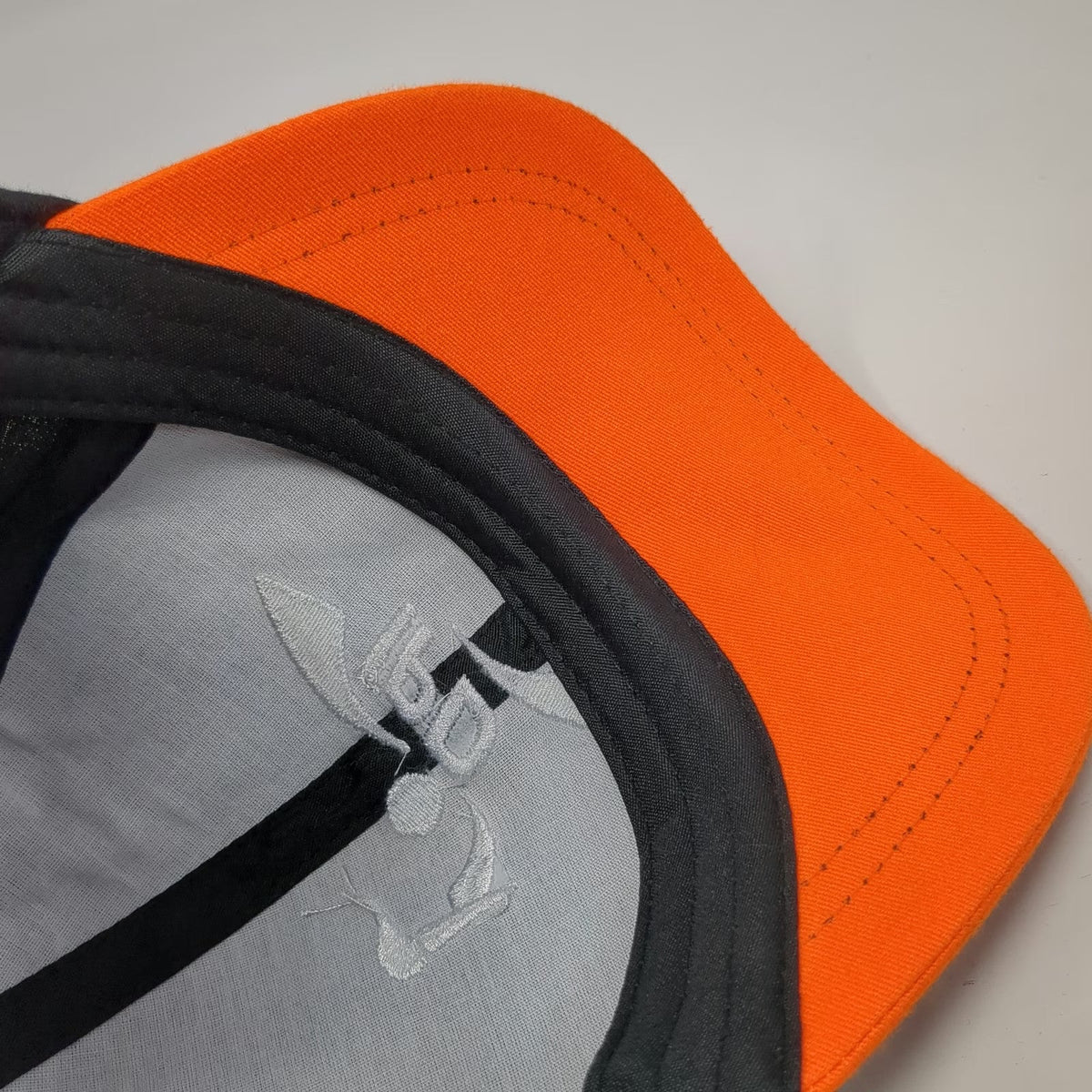 Black Orange IPD Torch Logo Baseball Cap One Size Strapback Hat Embroidered