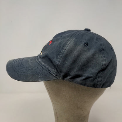 Port & Company Men's Slideback Hat Blue Embroidered IYHA Hockey Stick Logo