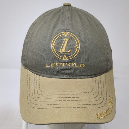 Bretmor Baseball Cap Green One Size Leupold Logo Optics Authority Strapback Hat