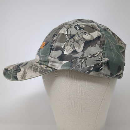 Otto Baseball Cap Green One Size Knife River Camo Embroidered Strapback Hat