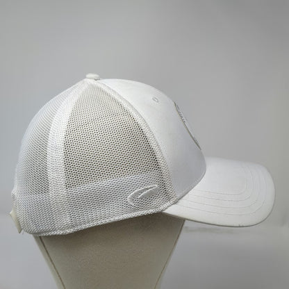 Pukka Baseball Cap White One Size Albertsons Boise Open Golf Mesh Slideback Hat