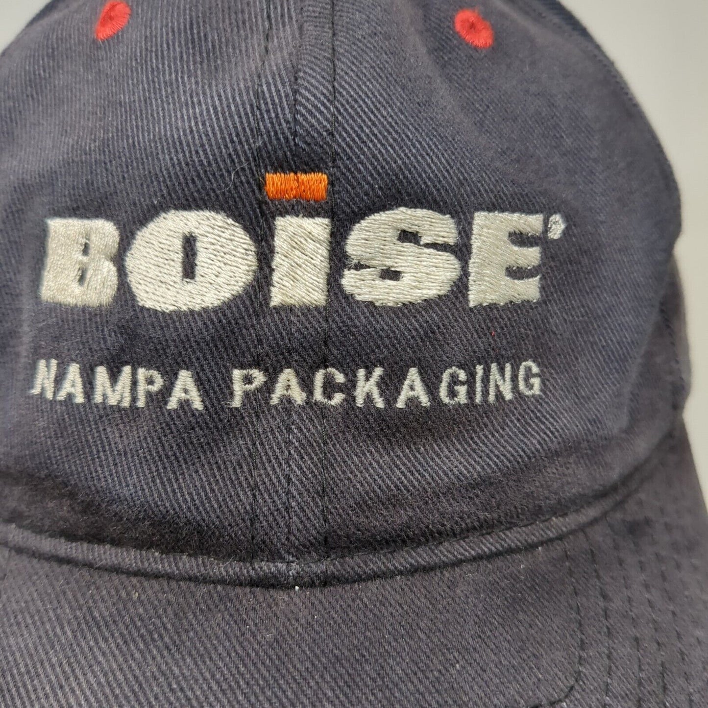 Boise Nampa Packaging Strapback Hat Blue One Size Embroidered Yupoong
