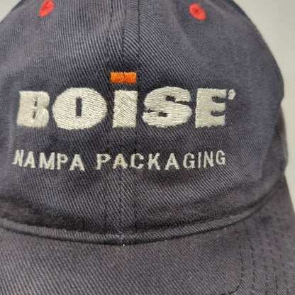 Boise Nampa Packaging Strapback Hat Blue One Size Embroidered Yupoong