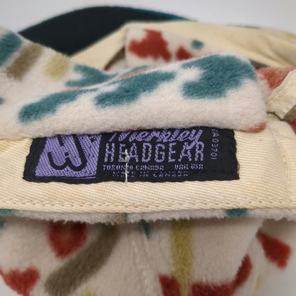 Merkley Headgear Baseball Cap White One Size Fleece Southwestern Sun Valley Hat