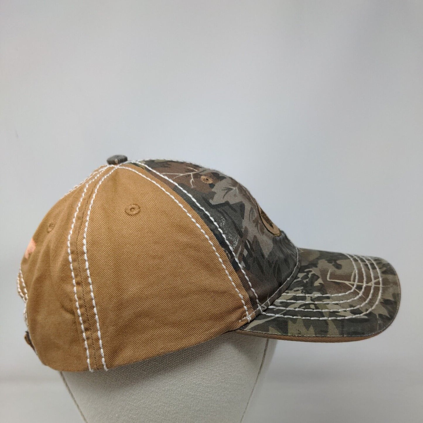 TSC Tractor Supply Co. Strapback Hat Camouflage OSFM Embroidered 6 Panel Cotton