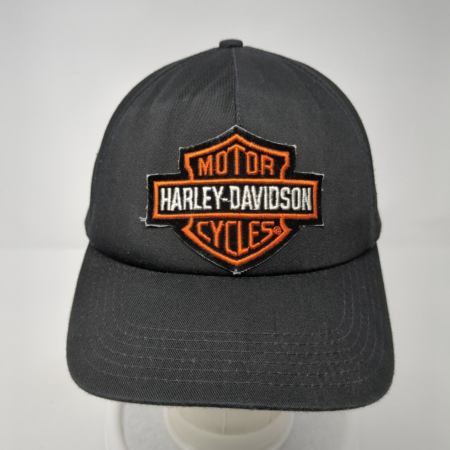 Harley-Davidson Motorcycles Snapback Hat Black One Size Adjustable Embroidered