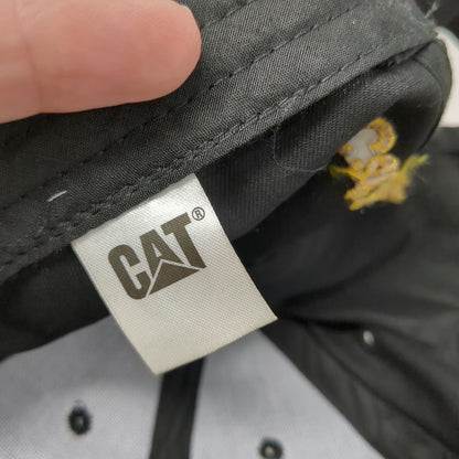 Caterpillar Baseball Cap Black One Size Cat MineStar Slideback Hat Mining Logo