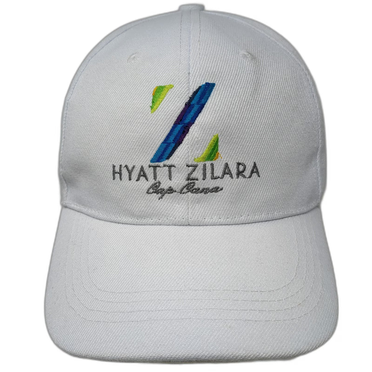 Hyatt Zilara Cap Cana Hat Baseball Cap White One Size Embroidered Adjustable