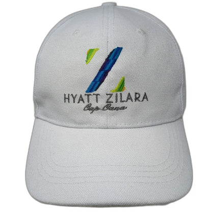 Hyatt Zilara Cap Cana Hat Baseball Cap White One Size Embroidered Adjustable
