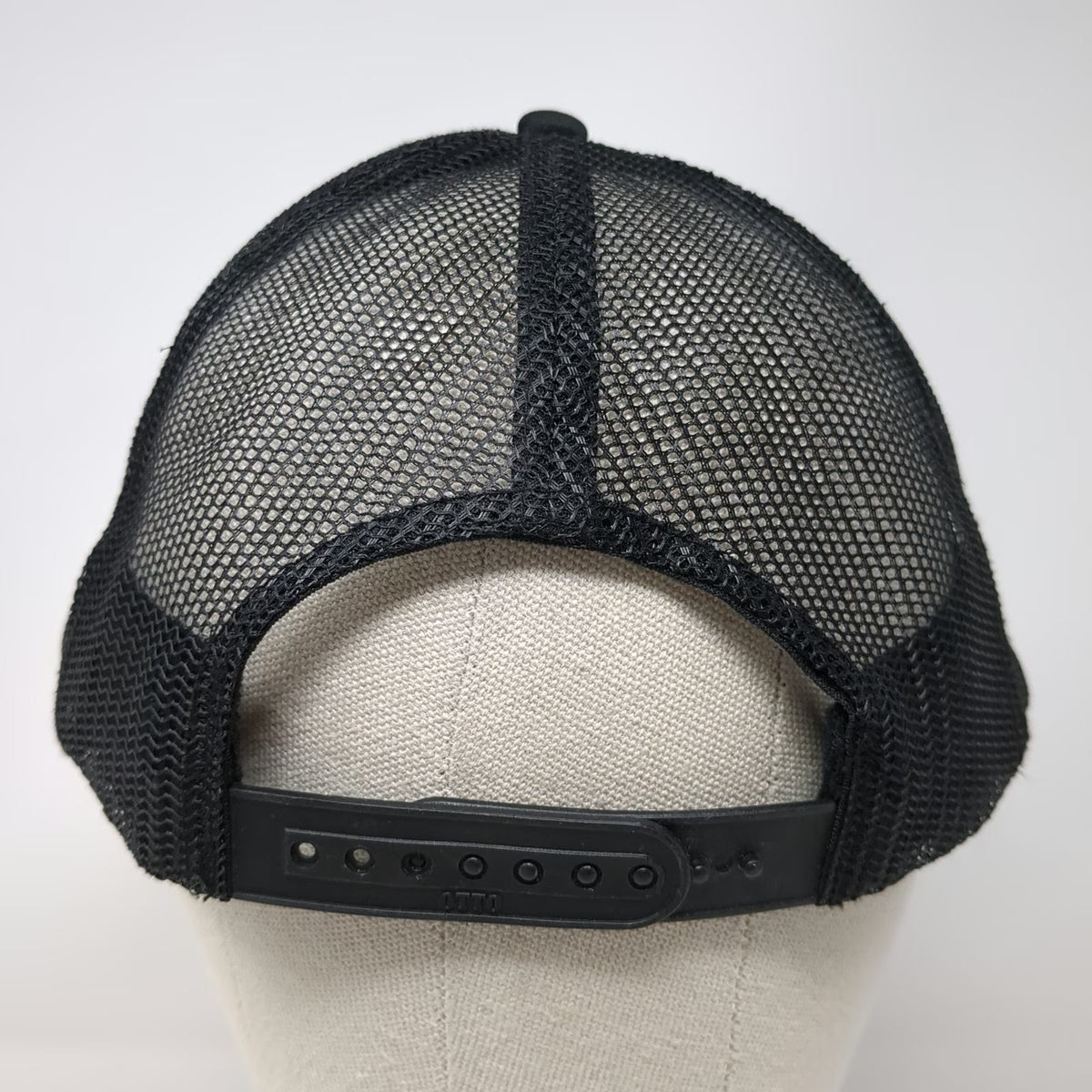 Otto Trucker Hat Black One Size Boxed Water Graphic Mesh Back Snapback Foam