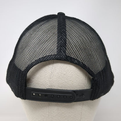 Otto Trucker Hat Black One Size Boxed Water Graphic Mesh Back Snapback Foam