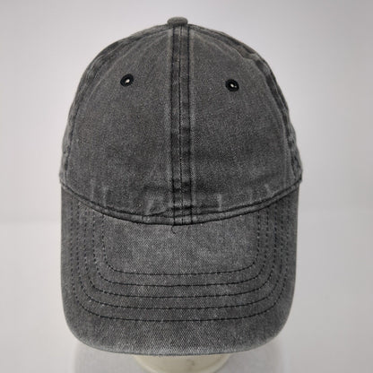 Unbranded Strapback Hat Gray One Size Adjustable Blank Solid Outdoor