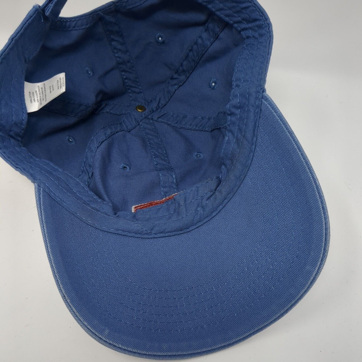 Life is Good USA Flag Strapback Hat Blue One Size Adjustable Patriotic Cotton