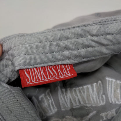 New Smyrna Beach Florida Strapback Hat Gray One Size Embroidered