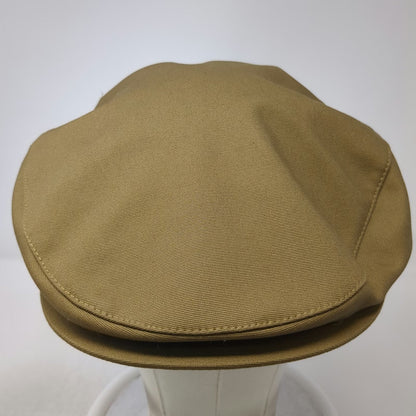 Duluth Trading Co Newsboy Cap Brown XL Fitted Fleece Lined Cotton Spandex Hat