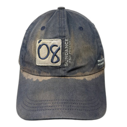 Ahead Sundance Film Festival 2008 Baseball Cap Blue OSFM Hat Strapback Washed