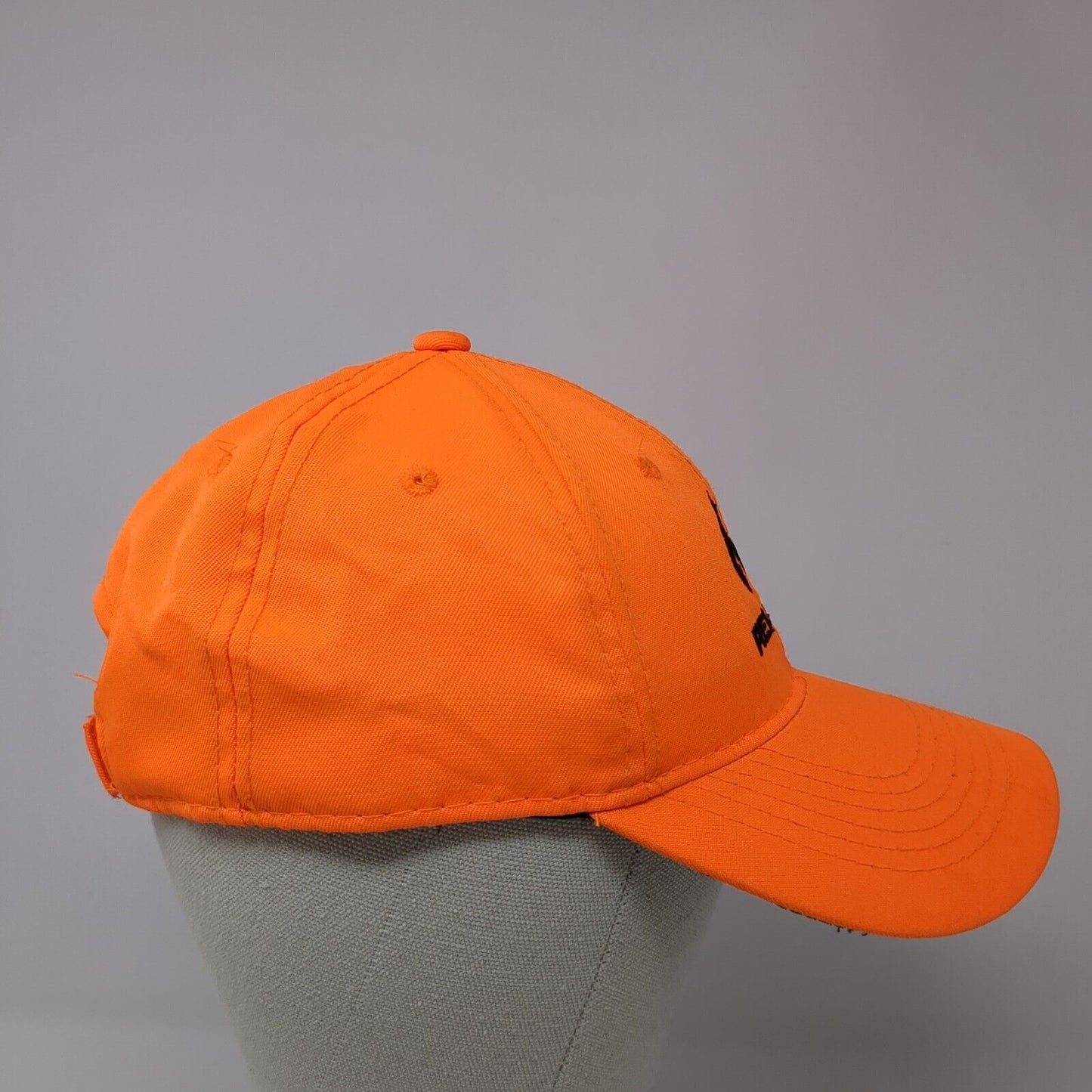 Realtree Logo Strapback Hat Orange One Size Adjustable Outdoor Cap