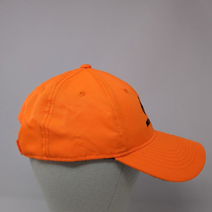 Realtree Logo Strapback Hat Orange One Size Adjustable Outdoor Cap