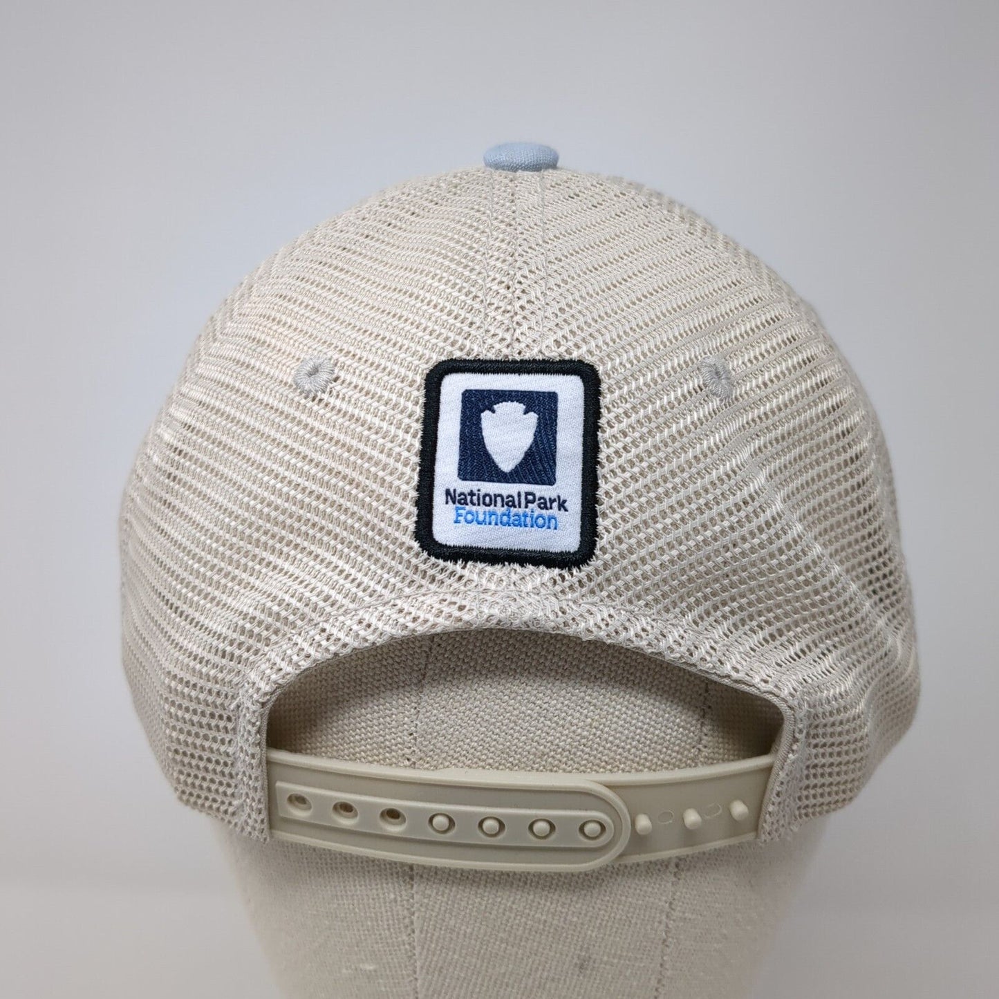 Rocky Mountain National Park Mesh Back Trucker Hat Blue One Size Outdoor