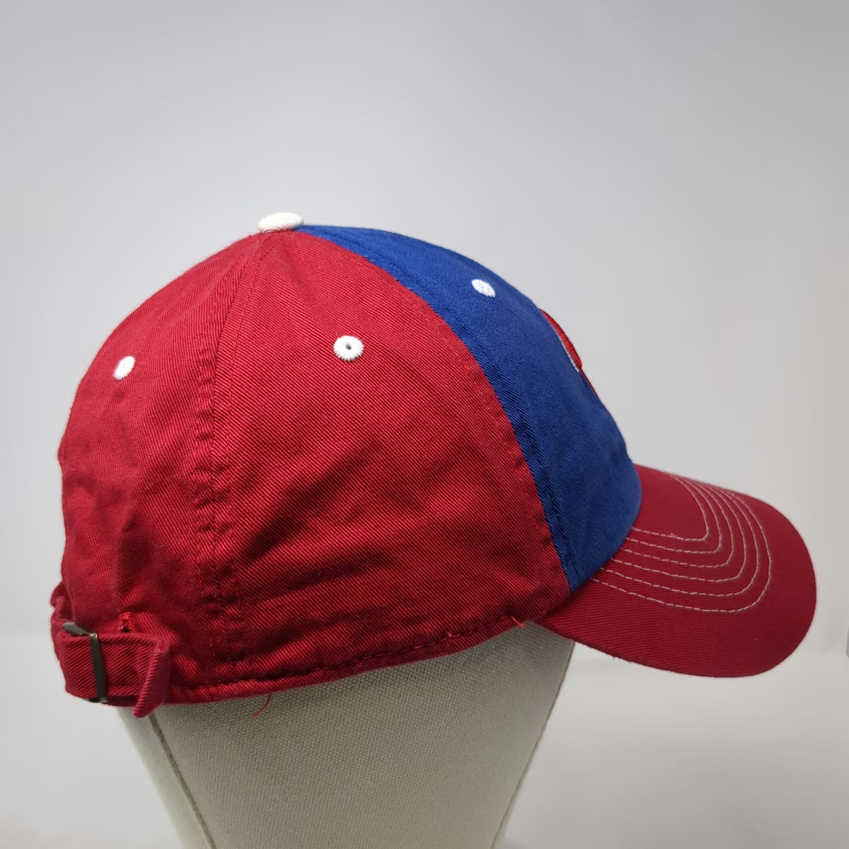 Fan Favorite MLB Philadelphia Phillies Baseball Cap Red Blue One Size Strap Hat