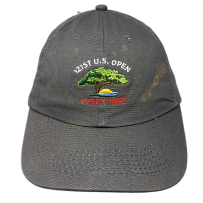 USGA 121st U.S. Open Torrey Pines Golf Member Gray One Size Baseball Cap Hat