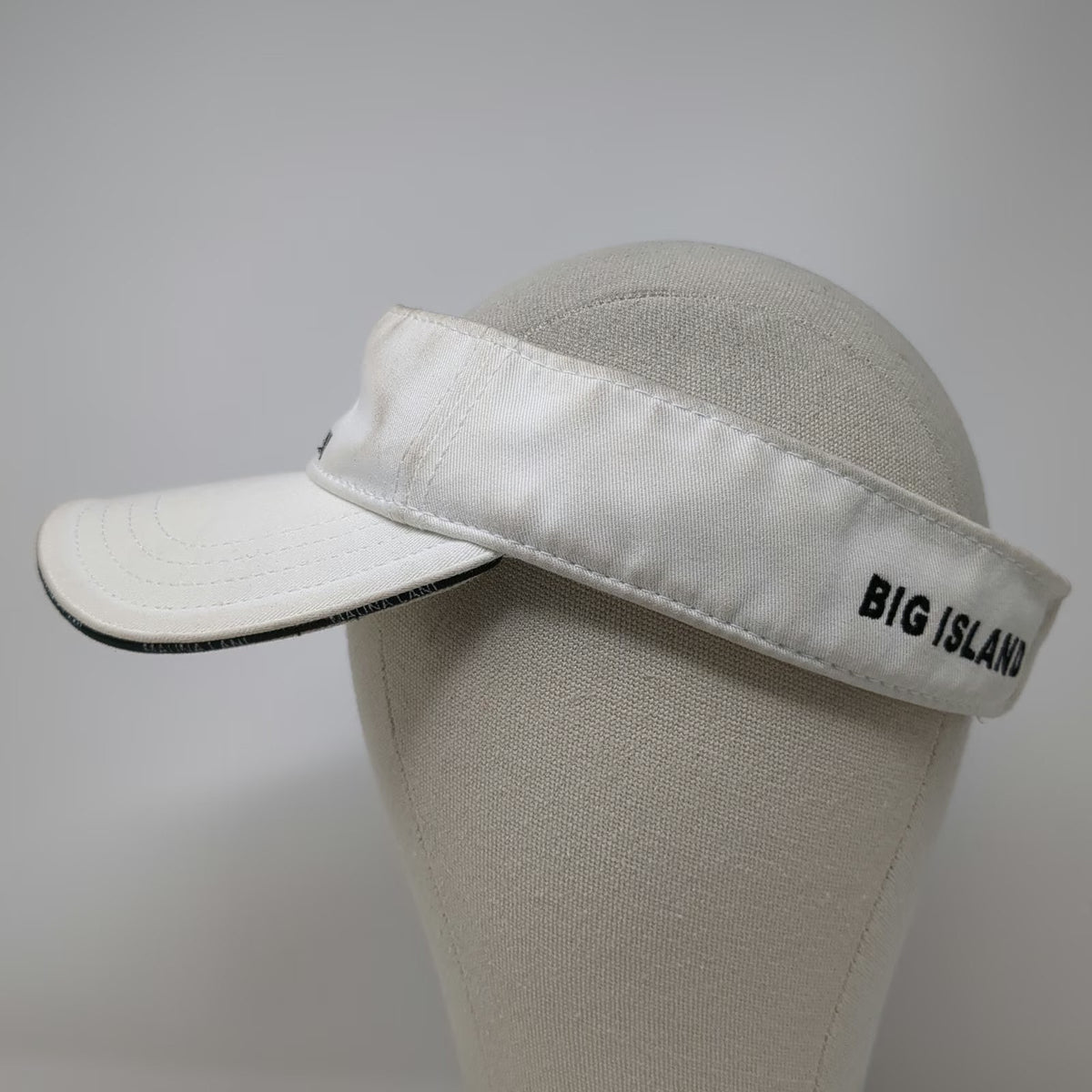 DPC Mauna Lani Big Island Visor White One Size Marlin Fishing Golf Strapback Hat
