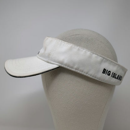 DPC Mauna Lani Big Island Visor White One Size Marlin Fishing Golf Strapback Hat