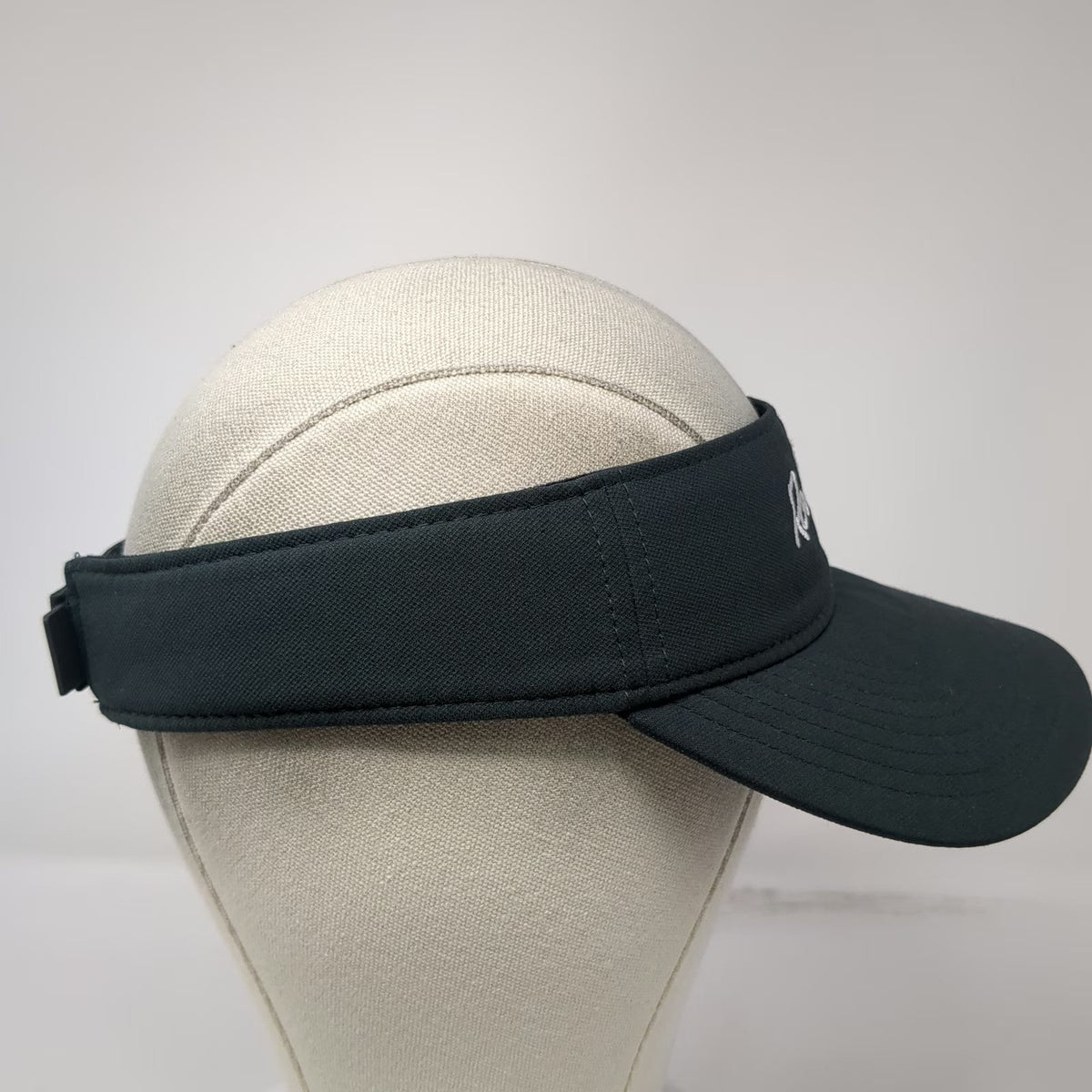 Nike Visor Black One Size Robbie Vee Embroidery Dri-FIT Adjustable Strapback Hat