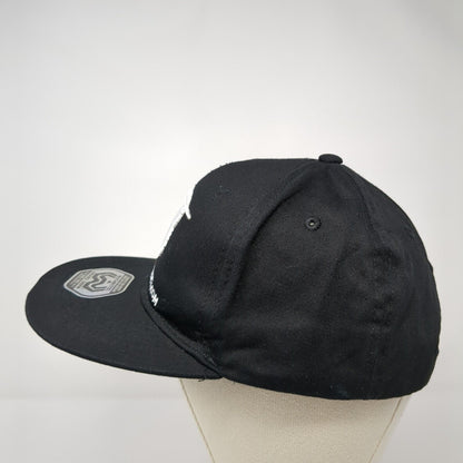 Bodybuilding.com Snapback Hat Black One Size Adjustable Embroidered
