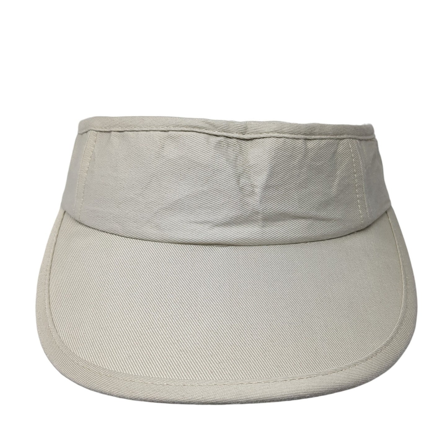 Preston & York Sun Visor Hat Beige One Size Adjustable Strap Lightweight Blank