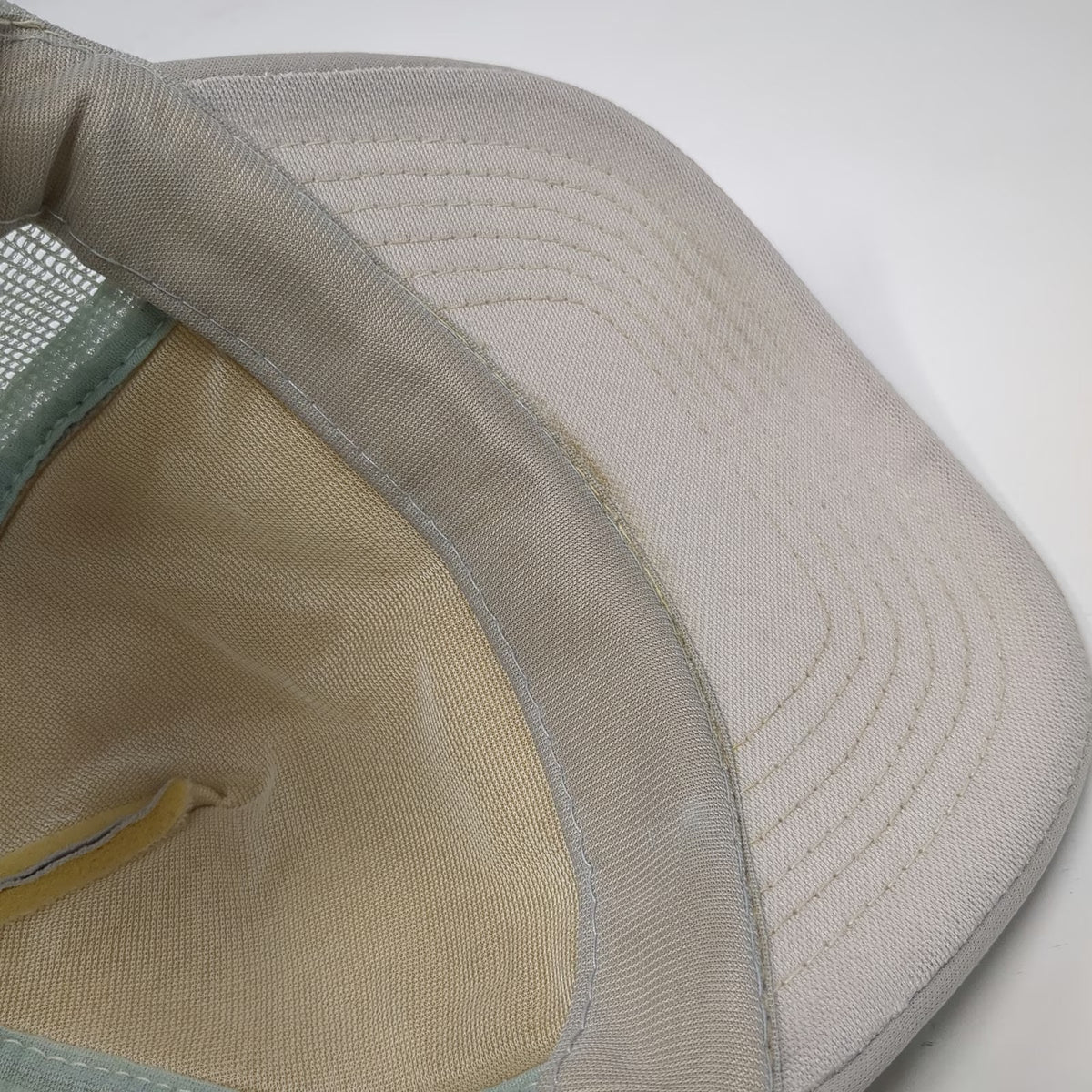 Sportcap Trucker Hat Gray L Idaho First National Bank Club 1 Mesh Back Snapback